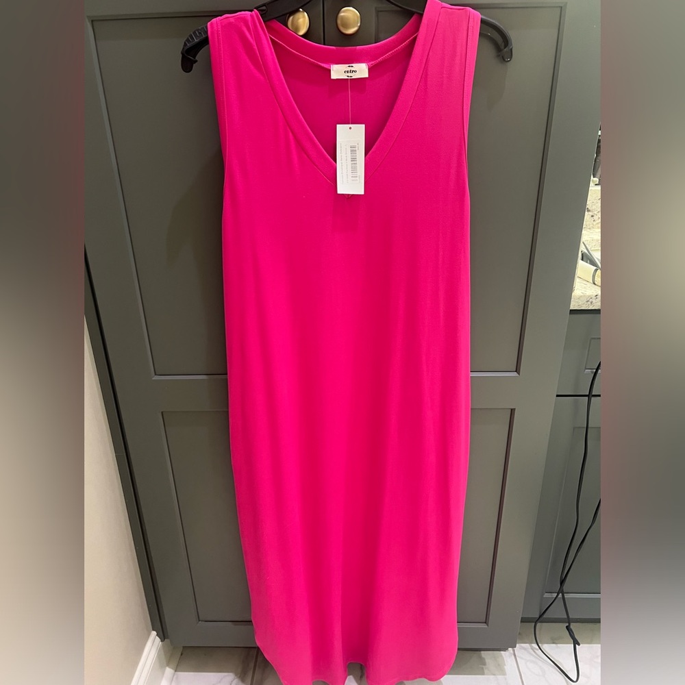 Hot Pink Midi/maxi Entro dress